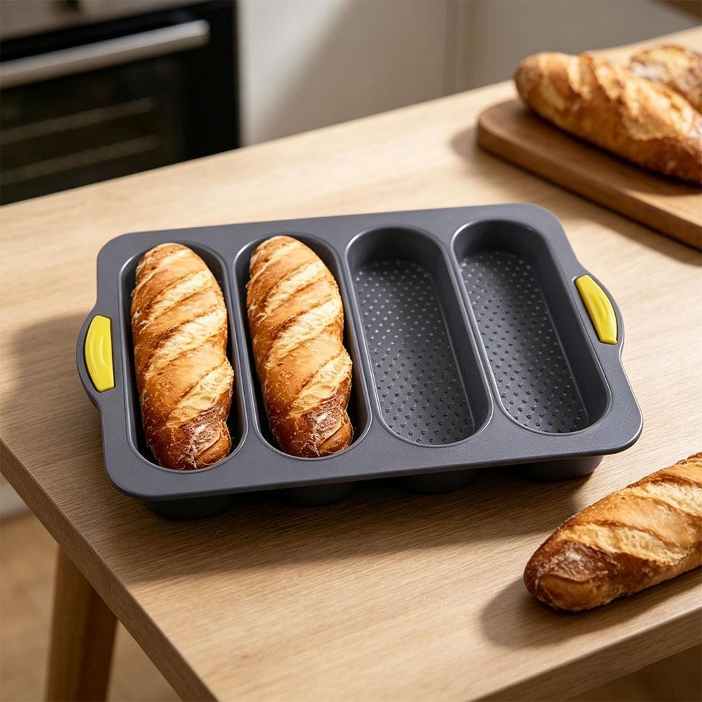 4-Slot Silicone Bread Mold, Fo - Food Storage Table recensie en prijs