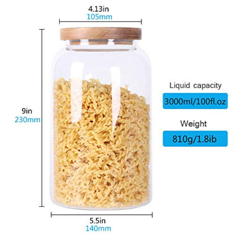 Modern Design Transparent Glas - Food Storage Design recensie en prijs