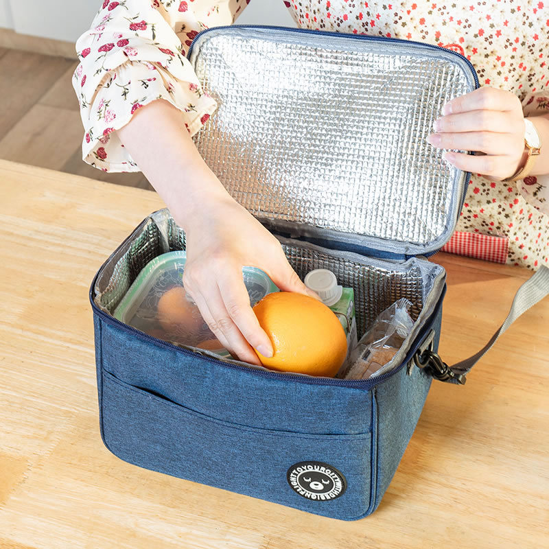 Square Insulated Lunch Bag Alu - Food Storage To Keep Warm recensie en prijs