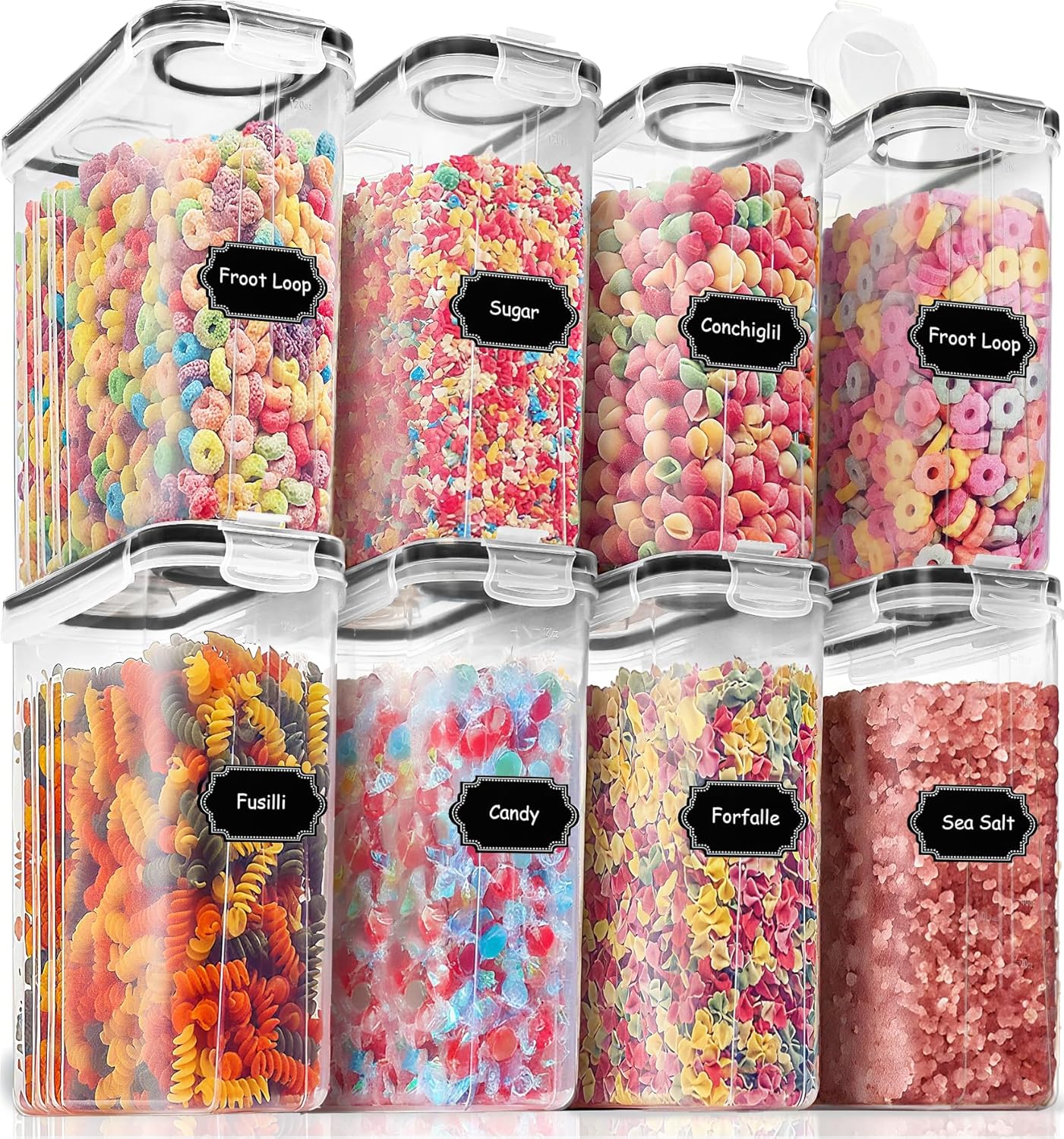 8-Piece Airtight Food Storage  - Food Storage Glass Containers recensie en prijs