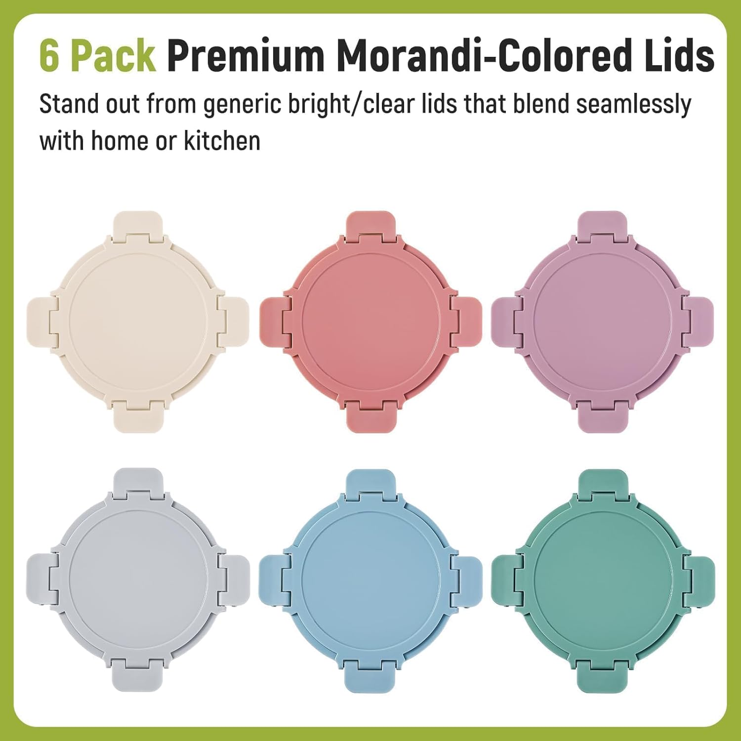 [UPGRADED LID] 6 Sets 3 Cup/24 - Food Storage Glass Containers recensie en prijs