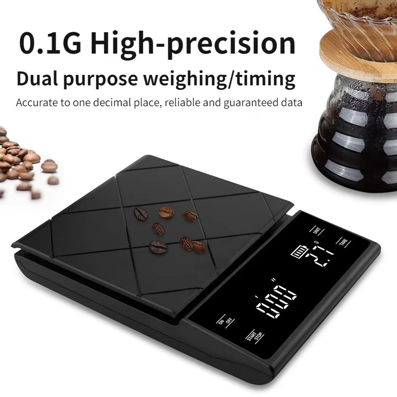 3kg/0.1g Coffee Scale With Tim - Food Storage Table recensie en prijs