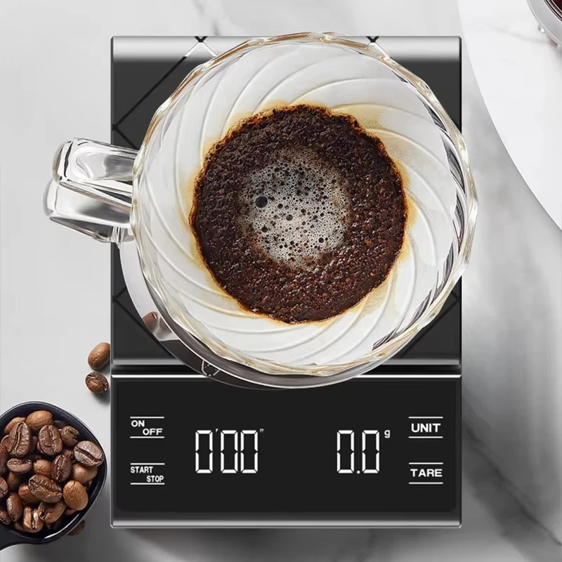3kg/0.1g Coffee Scale With Tim - Food Storage Table recensie en prijs