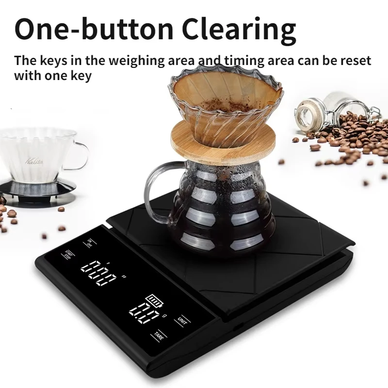 3kg/0.1g Coffee Scale With Tim - Food Storage Table recensie en prijs