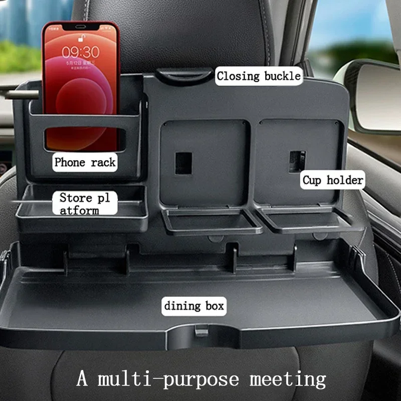 Car Back Seat Foldable Dining  - Food Storage Table recensie en prijs