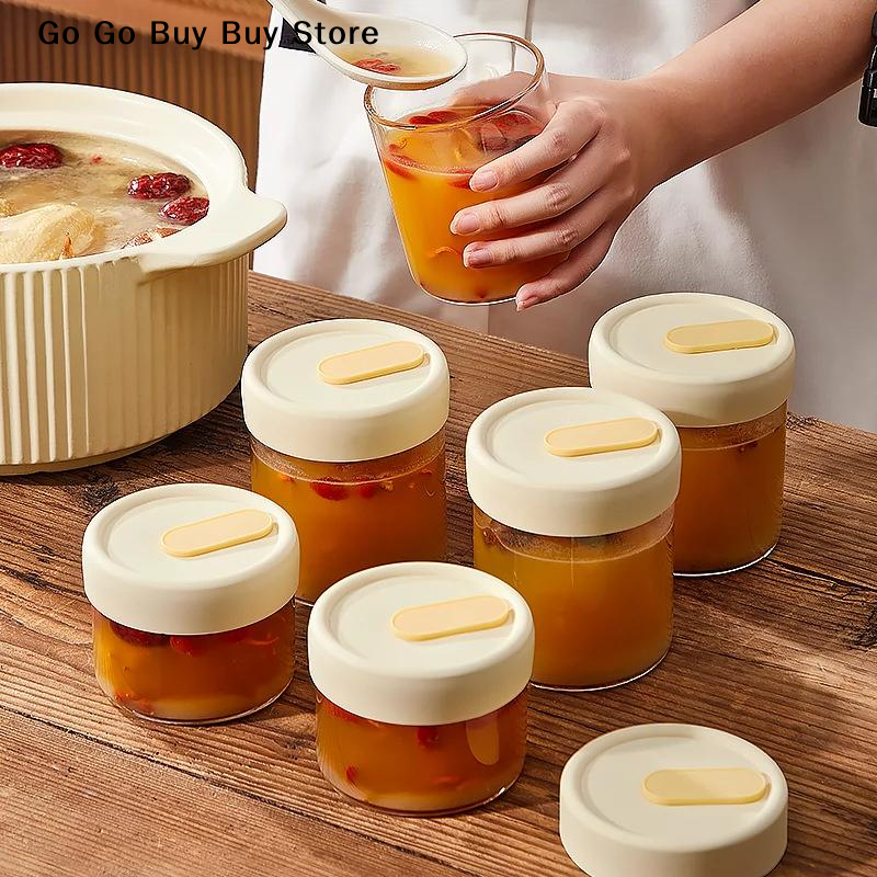 【ST】1Pc 240/400ML Glass Food S - Food Storage Glass Containers recensie en prijs