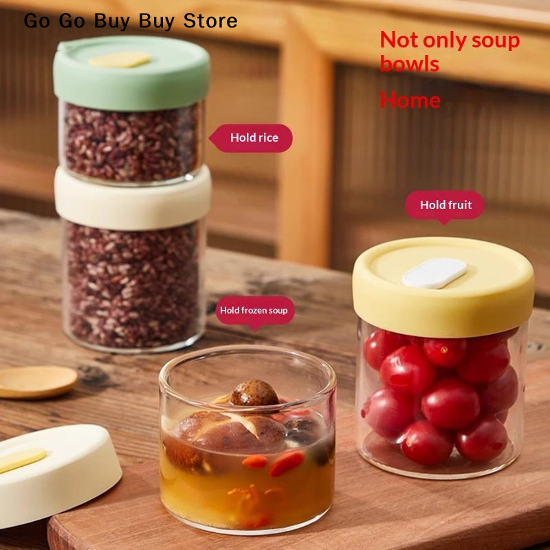 【ST】1Pc 240/400ML Glass Food S - Food Storage Glass Containers recensie en prijs