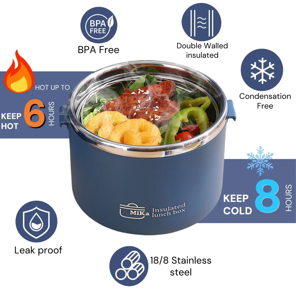 Stainless Thermal Insulation B - Food Storage Box Stainless Steel recensie en prijs