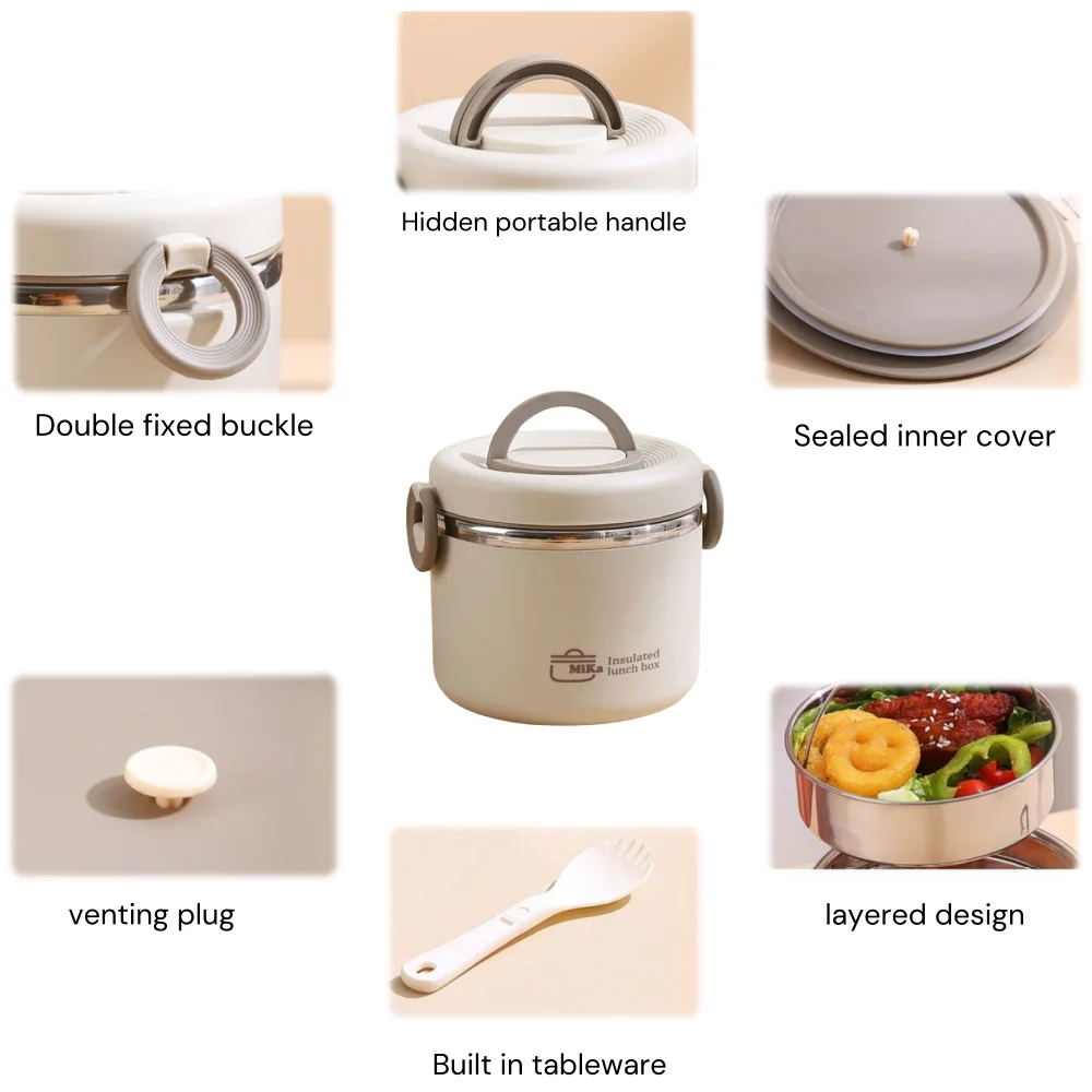 Stainless Thermal Insulation B - Food Storage Box Stainless Steel recensie en prijs
