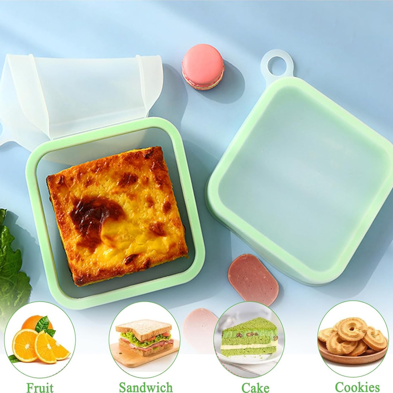 Silicone Sandwich Toast Bento  - Food Storage Safety recensie en prijs