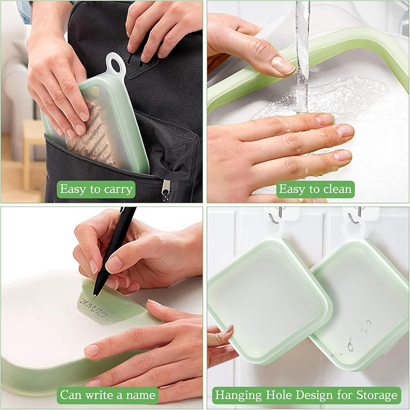 Silicone Sandwich Toast Bento  - Food Storage Safety recensie en prijs