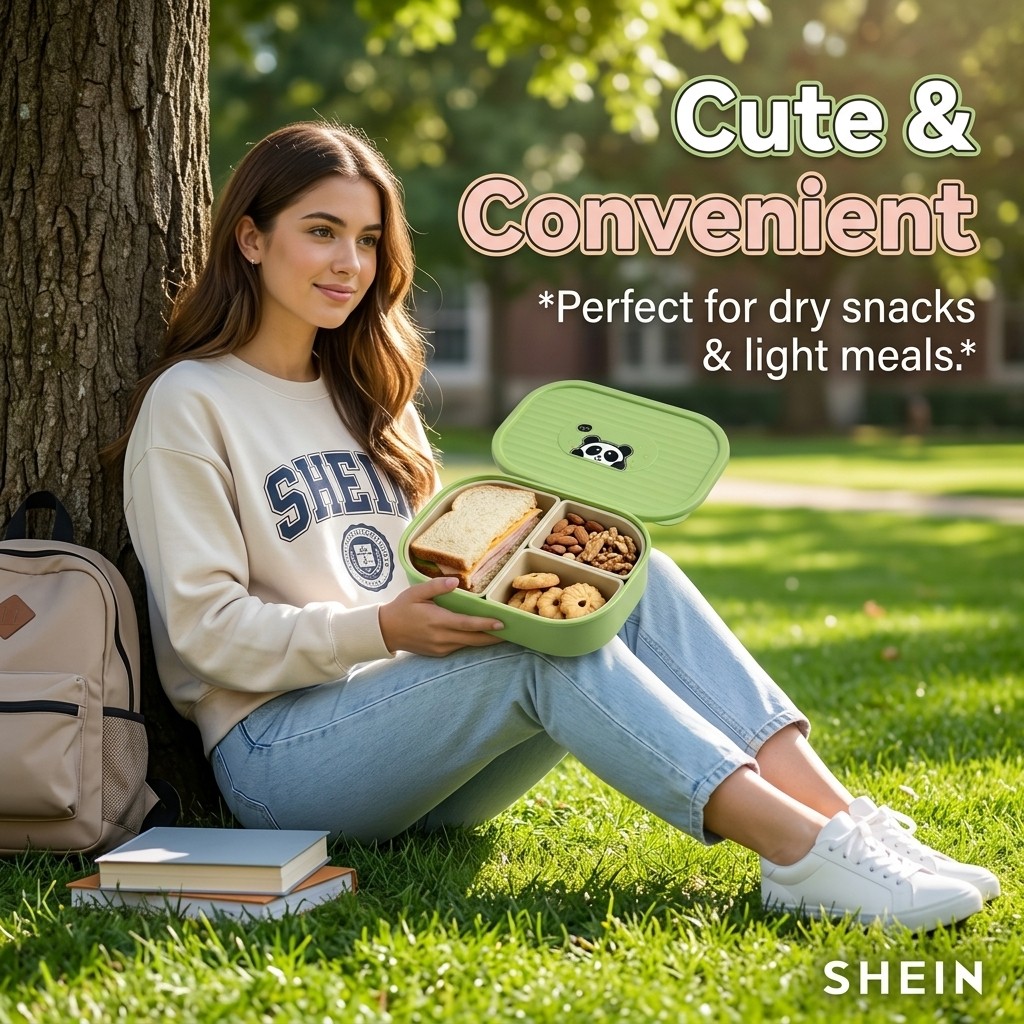Cute Plastic Divided Lunch Box - Food Storage Safety recensie en prijs